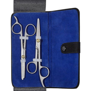 Set of 2 Professional Hair Cutting and Thinning Scissors Shears Kit