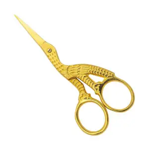 Cuticle Embroidery Scissors - Gold