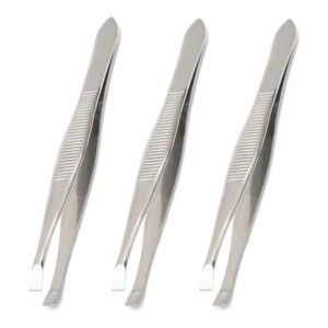 Flat Tweezers Stainless Steel Hair Plucker for Hair and Eyebrows Personal Care
